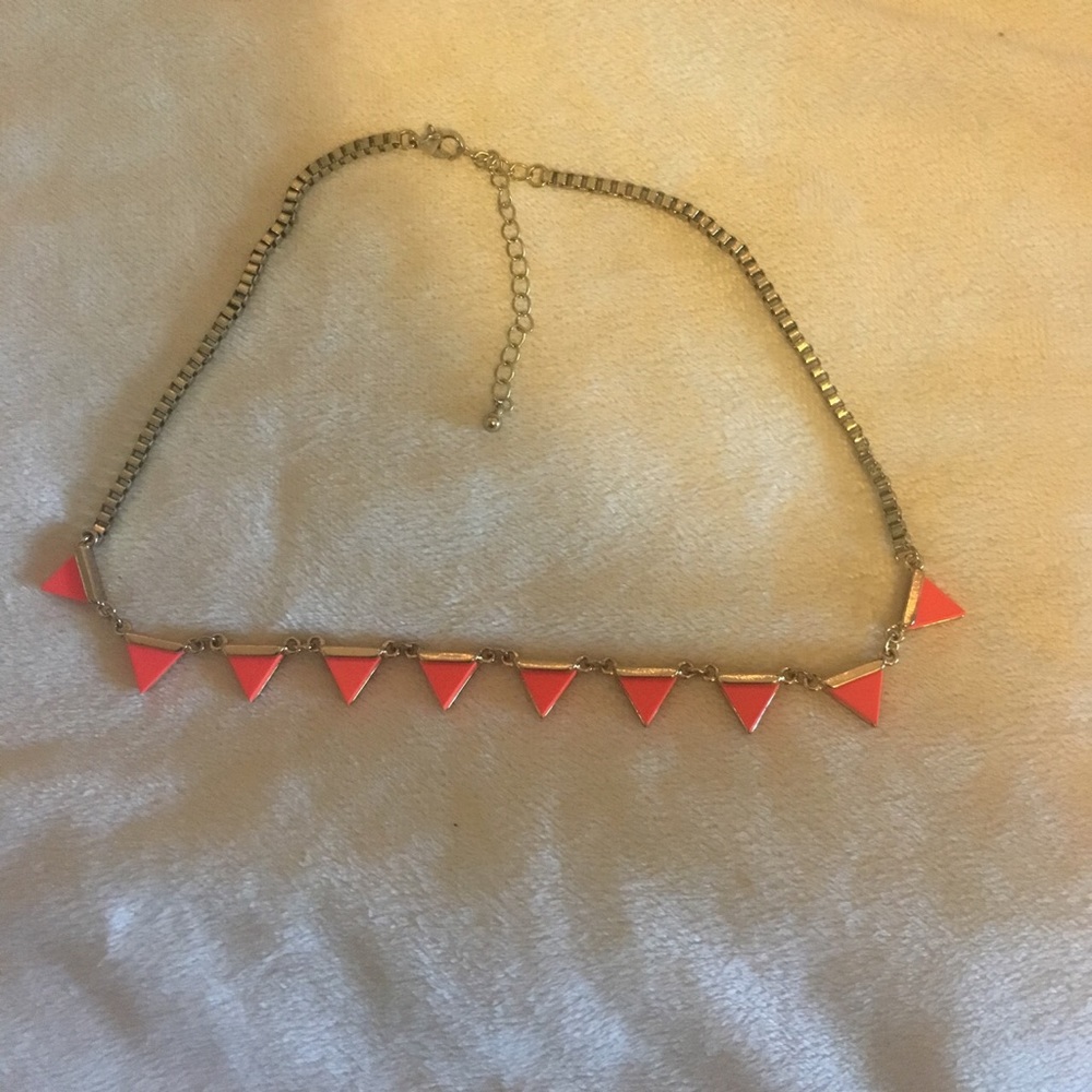 Cute reversible triangle necklace!